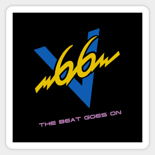 V66 The Beat Goes On Sticker